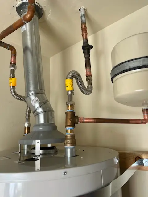 Water heater installation and plumbing repair in Westwood Village